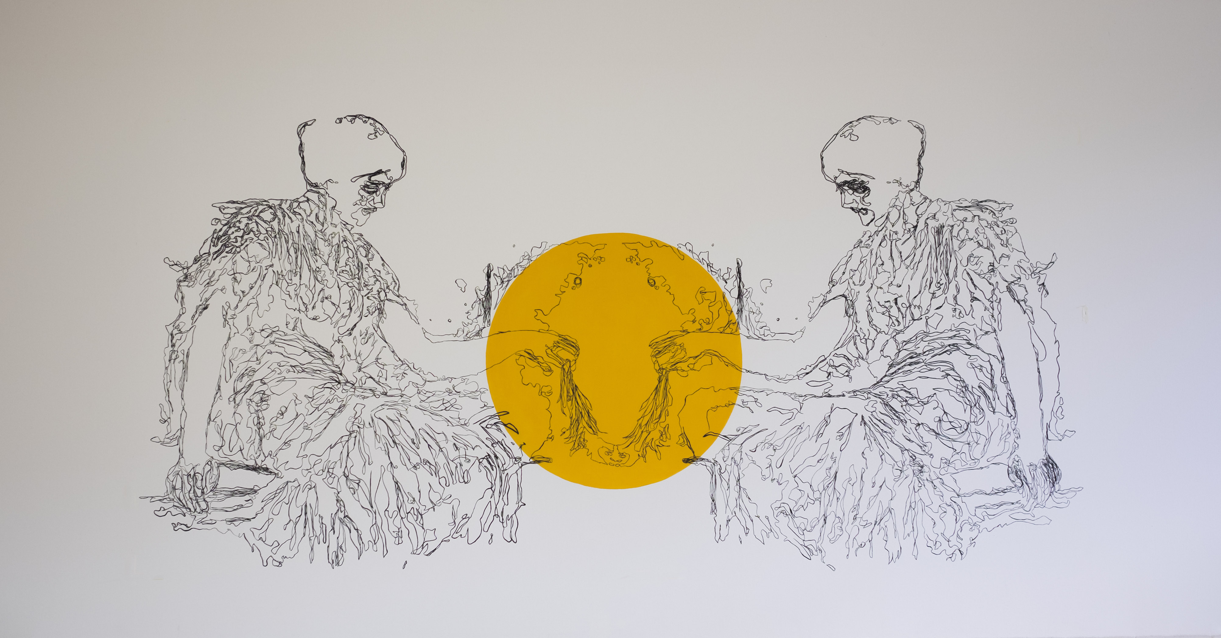 Ali Şentürk

“Paçavralar İçindeki Venüs”, 2019

Tuval üzerine akrilik, mürekkep ve yağlıboya- Acrylic, ink and oil on canvas
200x400 cm.